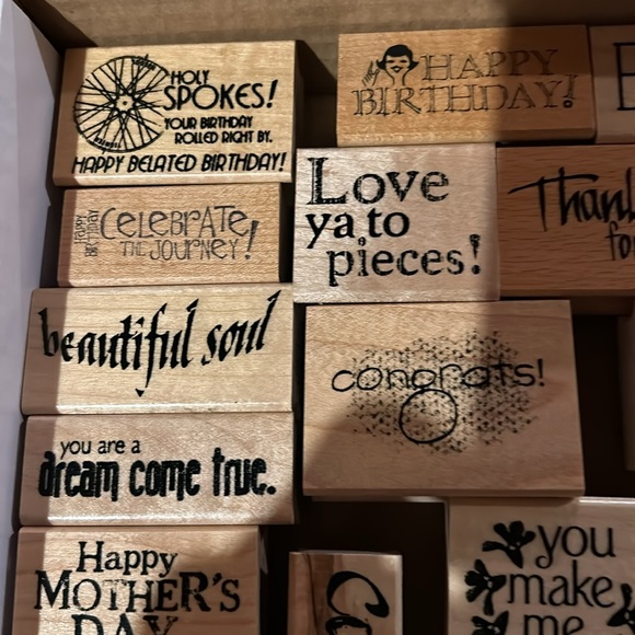 30 something Club Scrap sentiments stamps - Picture 2 of 5